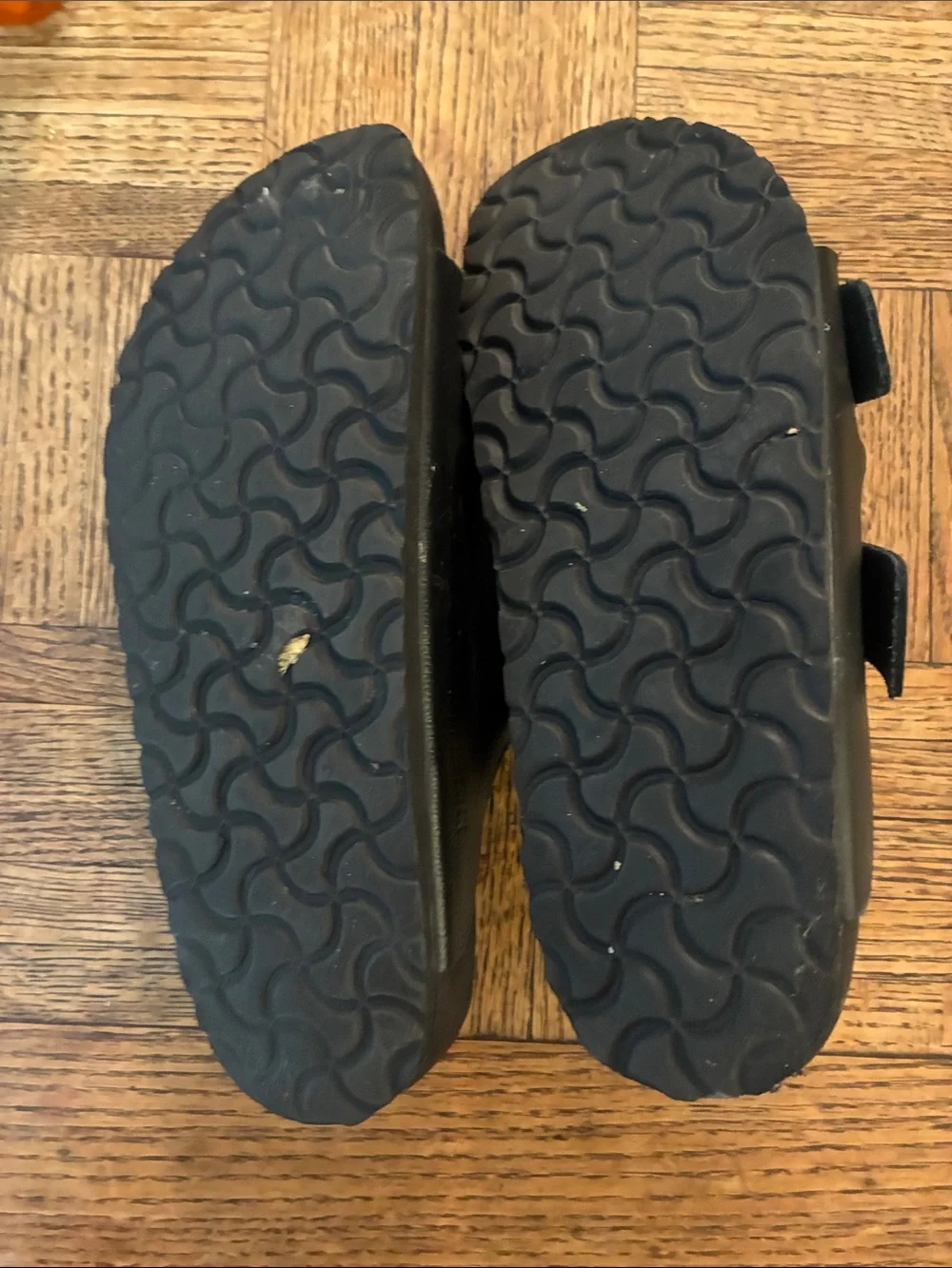 Birkenstock Black Leather Arizona Sandals
